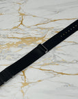NATO Watch Strap | 20mm Lug Width | Silky Smooth Nylon | Black and Grey
