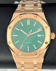 Custom Seikoak Rose Gold Luxury Watch | Green Dial | Mod | Watch Mod | Custom Watch | NH35 Automatic Movement | 42mm | Steel Sport