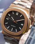 Black Dial with Rose Gold Band