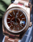 Brown Rose Gold Dial with Band