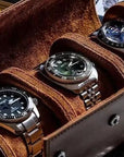Luxury Leather Watch Roll