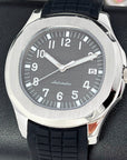 Seikonaut - Luxury Black on Rubber - Modern Automatic Watch with Sapphire Crystal - Aquanaut