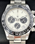 Daytona Modern Date 40mm | Panda Dial | Stainless Steel | Seiktona Seikotona | Chronograph | Chrono | Stopwatch | Steel Sport Watch | VK63
