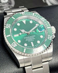 Custom Hulk Sub Watch - Green Sunburst Green Bezel | Stainless Steel Sport | Sapphire Crystal | NH35 Movement | Mod | Watch Mod
