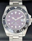 Iridescent Ocean Pearl Sub Custom Watch | Custom Mod | Purple | Mod | Watch Mod | Mother of Pearl MOP | Men's Watch | Sub