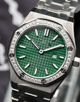 Seikoak Ice Green dial with silver band