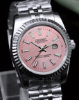 31mm Pink dial with Silver Band