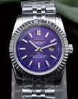 31mm purple dial with Silver Band