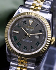 Two Tone Gold Silver Dial with Silver Band