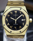 Black Dial with Gold Band