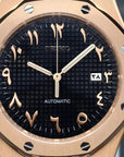 Black Dial with Rose Gold Band