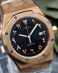Black Dial with Rose Gold Band