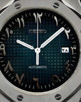 Dark Blue Dial with Silver Band