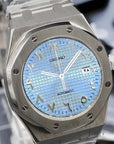 Ice Blue dial with SIlver band