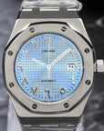 Ice Blue dial with SIlver band