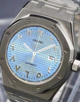 Ice Blue dial with SIlver band