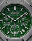 Green DIal with SIlver Band