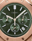 Olive Green Dial with Rose Gold Band