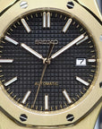 Black Dial with Yellow Gold Band