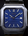 Blue dial with Silver band