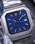 Blue dial with Silver band