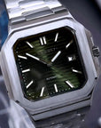 Olive Green Dial with Silver band