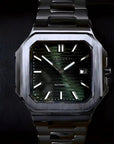 Olive Green Dial with Silver band