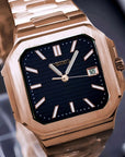 Black Dial with Rose gold band