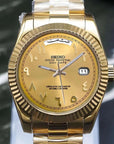 Day date Gold Arabic Dial with gold Band