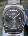 Day date Grey Roman Dial with Gray Band
