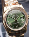 Dark Green dial with gold band