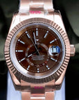 Brown Rose Gold Dial with Band