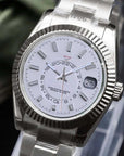 White Dial with Band