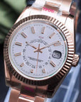 White Rose Gold Dial with Band