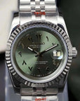 Olive Green Arabic Dial with Band