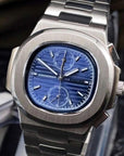 Blue dial with Silver band