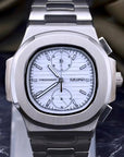 White dial with Silver Band