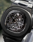 Skeleton Black Dial with Black Band