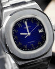 Arabic Blue dial with Silver band