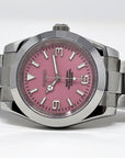Custom Rose Exp - 36 or 39mm | Pink Dial Stainless Steel | Oyst | Custom Build | Watch Mod | Mod | Exp | Perpetual | Timepiece