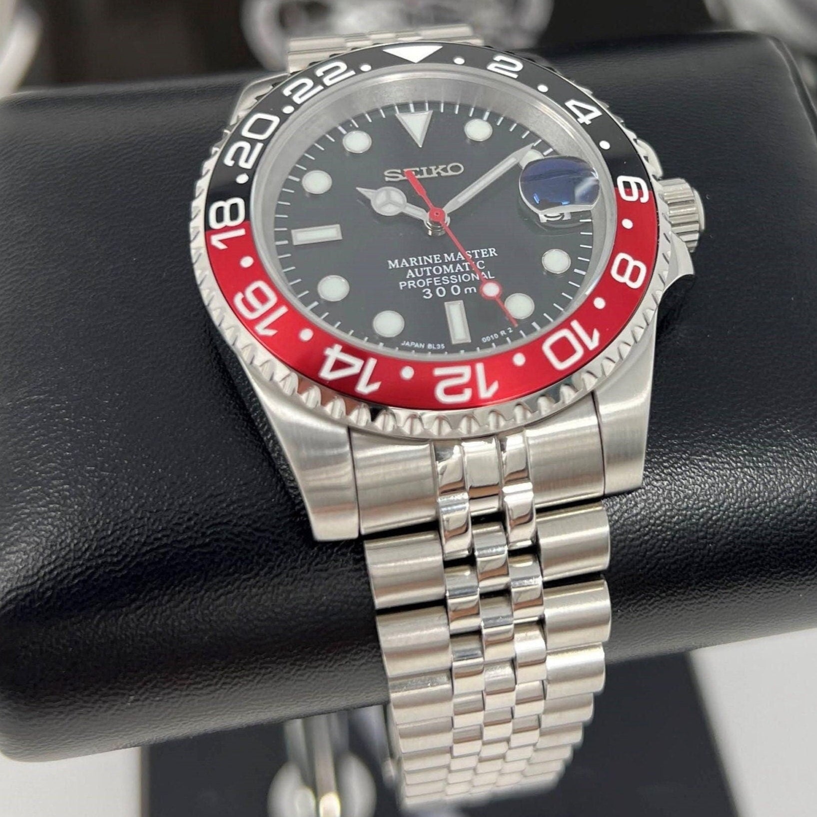 Custom Coke Watch - Stainless Steel Sport Watch | Custom Mod | Mod | Men's Watch | GMT | Watch Mod | Sub | NH35 | Sapphire