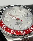 Custom Polar White Coke GMT | Stainless Steel Sport Watch | Sapphire Crystal on Jub Bracelet | Mod | Watch Mod | Custom Watch