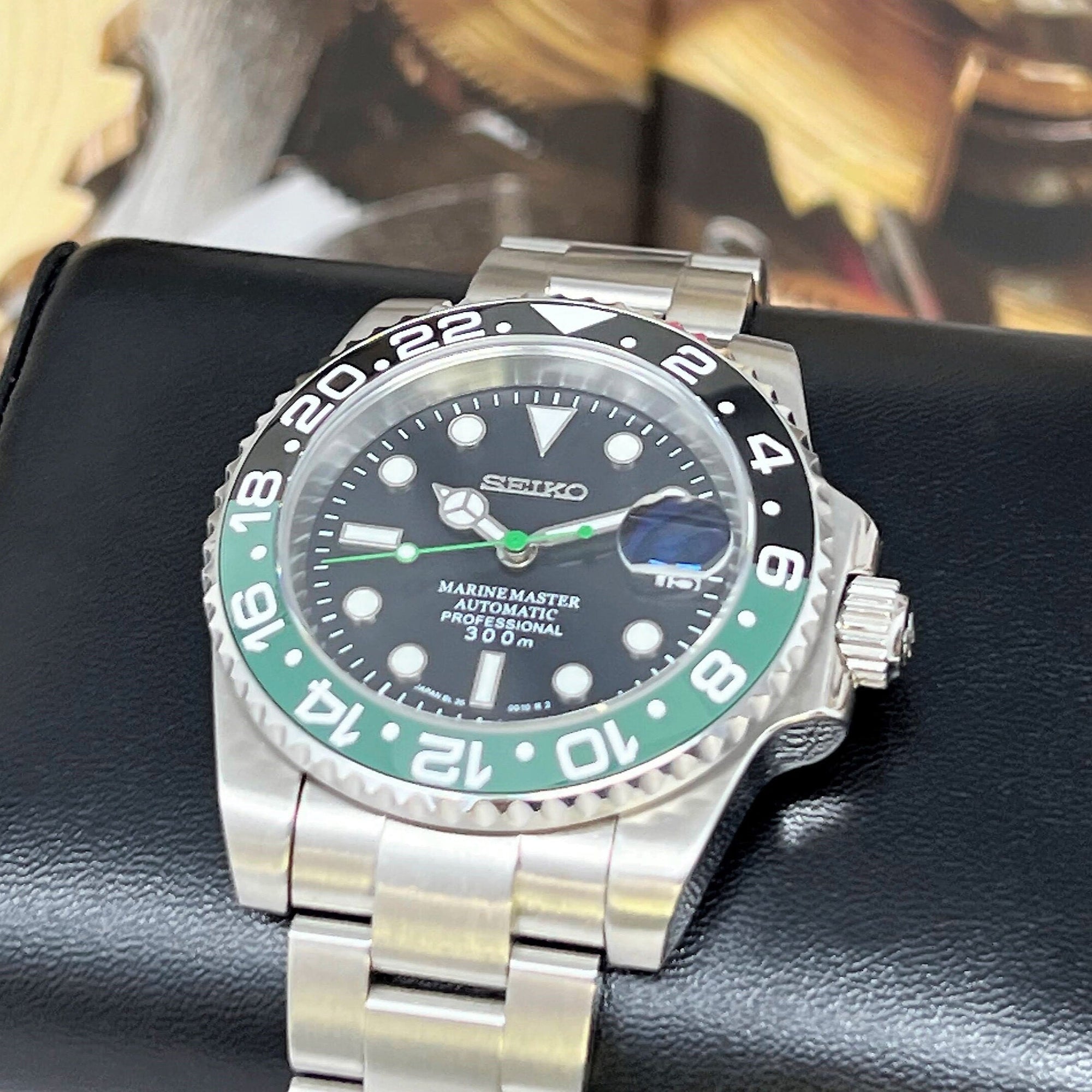 Sprite - Stainless Steel Sport Watch - Custom Sapphire Crystal and NH35 Movement
