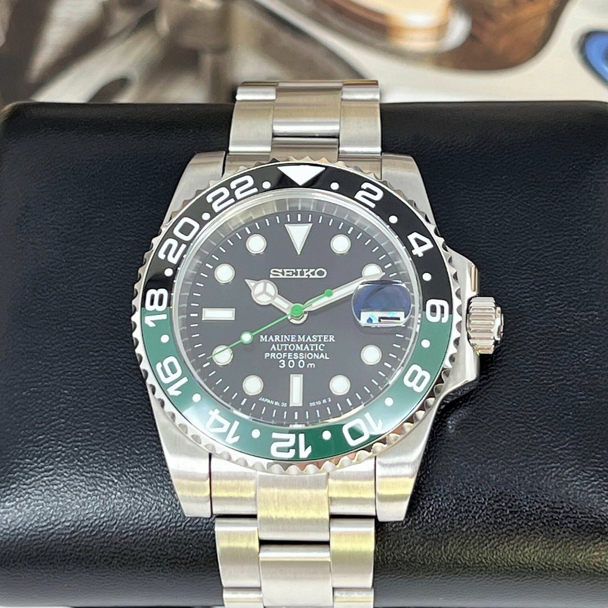 Sprite - Stainless Steel Sport Watch - Custom Sapphire Crystal and NH35 Movement
