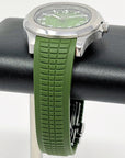 Seikonaut - Rare Green on Rubber - Modern Automatic Aqua Watch with Sapphire Crystal