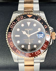 Custom Rootbeer Two Tone GMT Watch | Stainless Steel Sport Watch | Custom Sub | 20mm Oyst Bracelet | Perpetual Date | Sub | 41mm