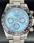 Custom Daytona 40mm - Rare Sky Blue | Stainless Steel | Mecaquartz Watch | Quartz Watch | Seikotona | Seikitona | Seiktona | John Mayer
