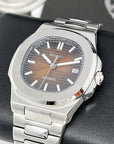 Custom Seikonaut Luxury Brown | Stainless Steel | Modern Automatic Dress Sport Watch with Sapphire Crystal | Mod | Watch Mod
