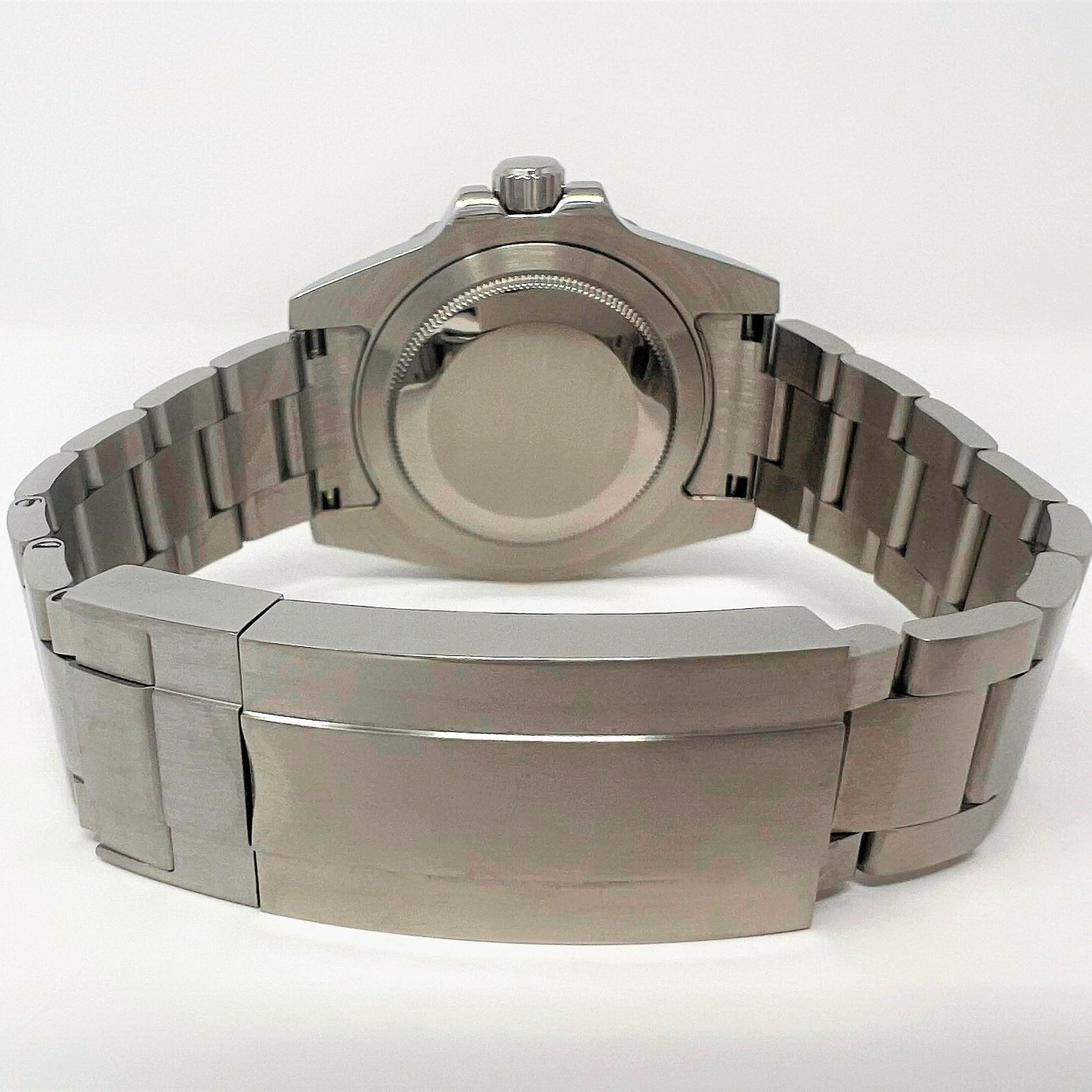 Custom Exp II Watch | 4 Hand GMT | Black and Orange 41mm | Stainless Steel Sports Watch | Black Dial | NH34 Automatic Movement