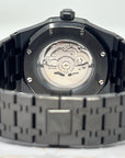 Seikoak Skeleton Watch | Blacked Out See Through Open Heart | Skeleton Watch Movement | Black Wristwatch | Mens Watch | Watch Mod | NH70